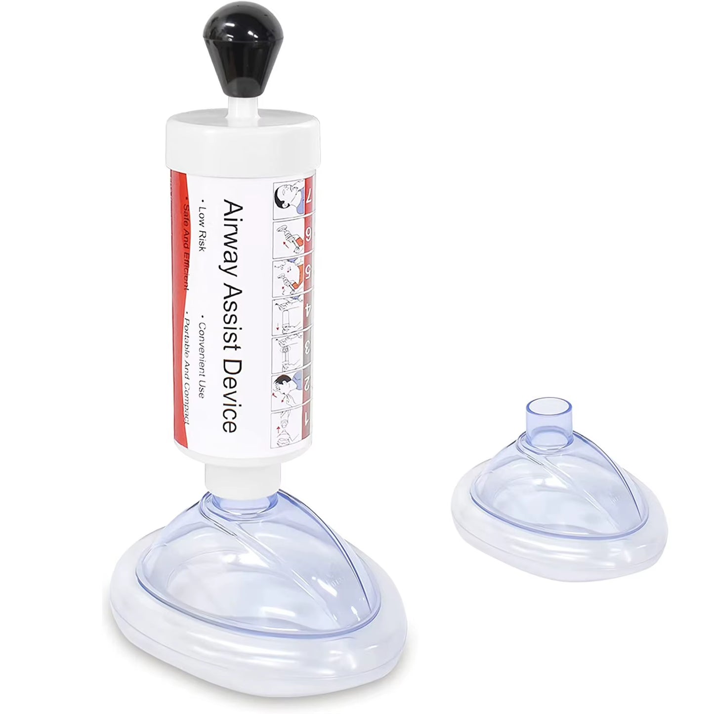 Portable Airway anti Choking Assist Device Choke Emergency Life Saving Suction Vac anti Choke Tool First Aid Kit for Kids Adults