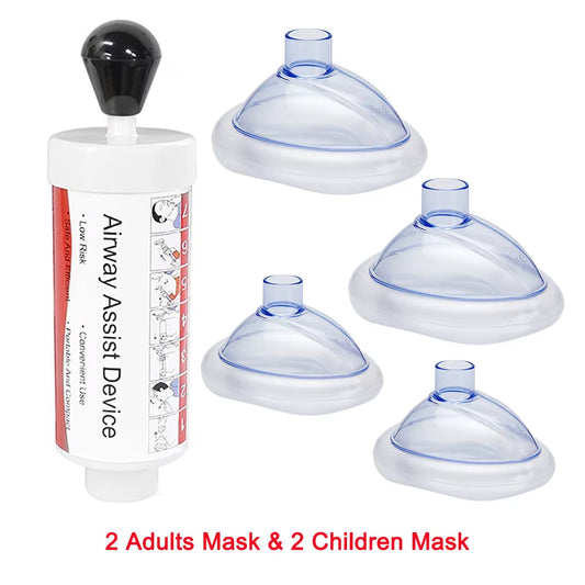 Portable Airway anti Choking Assist Device Choke Emergency Life Saving Suction Vac anti Choke Tool First Aid Kit for Kids Adults